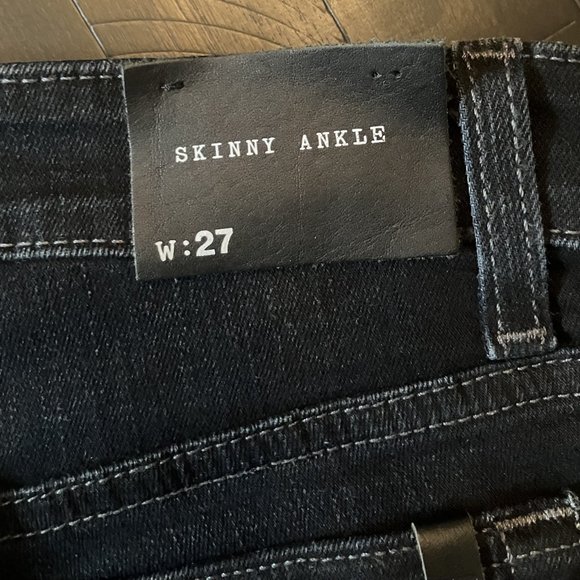 NWT, Joe's Tabitha Womens Size 27 (4) Jeans Mid Rise Skinny Ankle Dark Denim - Picture 4 of 9